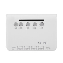 Hub de casa inteligente personalizável, interruptor Wi-Fi de 4 canais com controle de voz e recursos de monitoramento em tempo real.