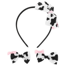 1Conjunto De Cabelo E Tiara Com De Vaca
