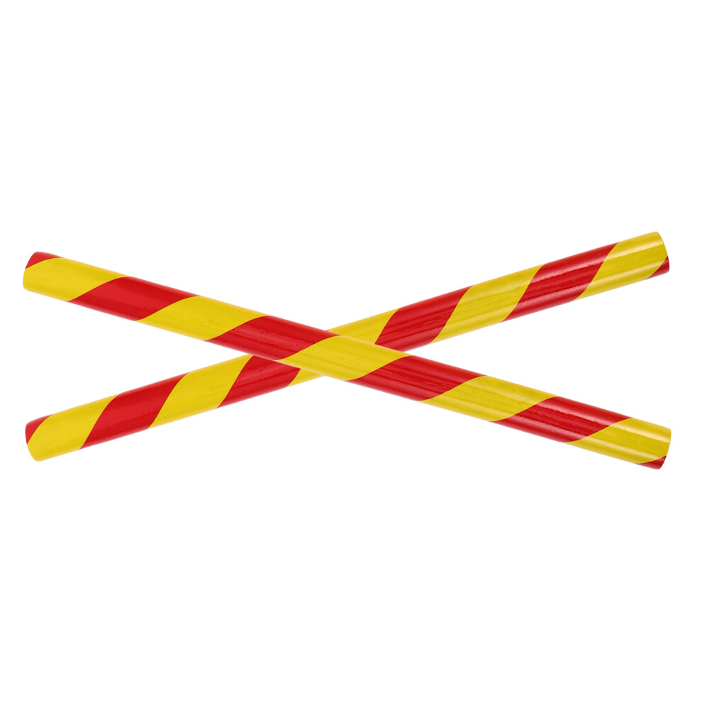 1Para Kolorowe Drewniane PałEczki Rytmiczne Z Wygodnym Uchwytem-image