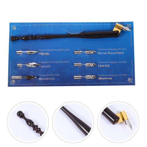 1Conjunto Dip Preto Acrílico Para Escrita E Desenho Escolar 2