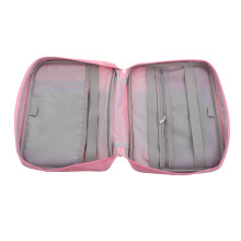Bolsa Porta Livros E Tablet Rosa Poliéster E Espaçosa