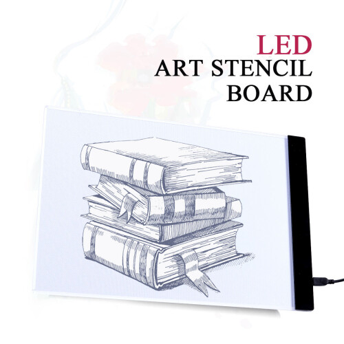 LED Light Box A4 Biały Jasny Panel Do Śledzenia I Rysunku