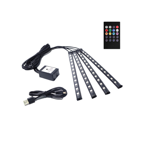 1Conjunto Luz Atmosfera Com Instalação Preto