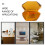 Base Hexagonal Dourada6 Dobrável E 6