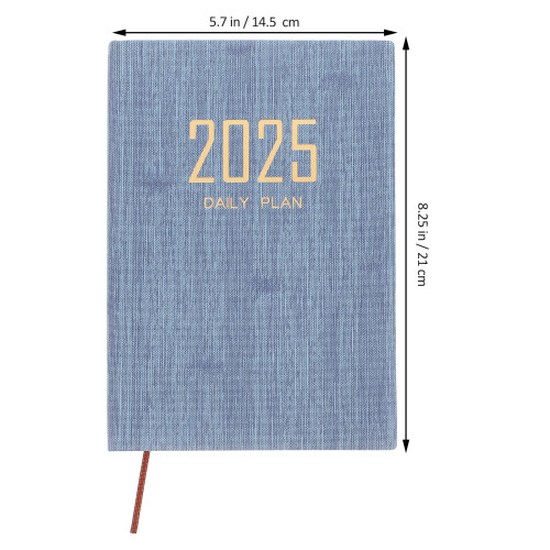 -Niebieski Planer +pu Wielofunkcyjny Notes Do Pisania 1