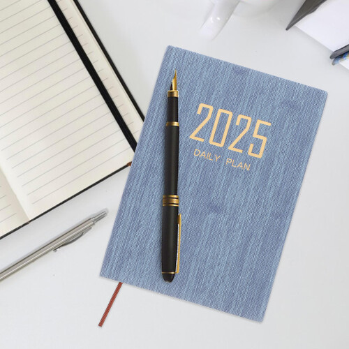 -Niebieski Planer +pu Wielofunkcyjny Notes Do Pisania 2