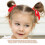 2Pares Presilhas Vermelhas De Para Infantil 9