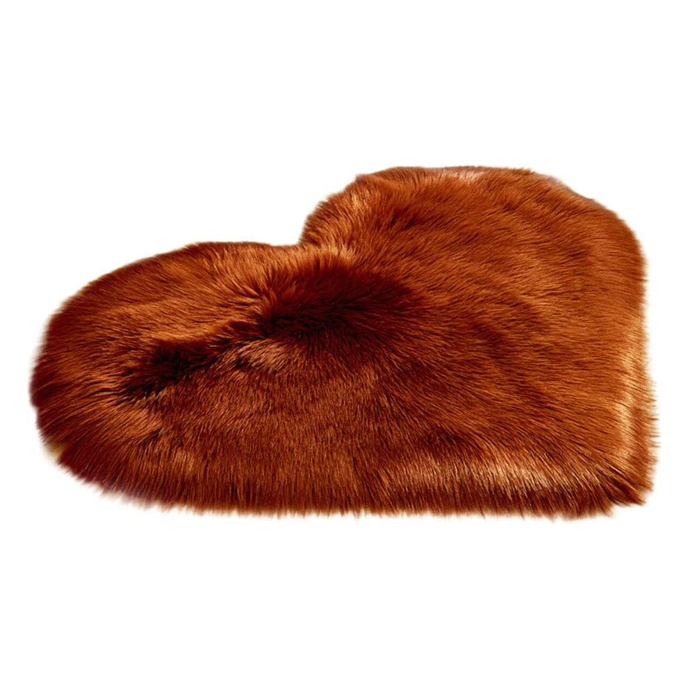 Shaggy Hairy Carpet Non Slip Floor Mat, Ultra Soft Luxury Touch Beautiful Colors, Heart Shaped Rug For Bedroom, Multi-Purpose Use Indoor Rug, Easy Car 9198585777620