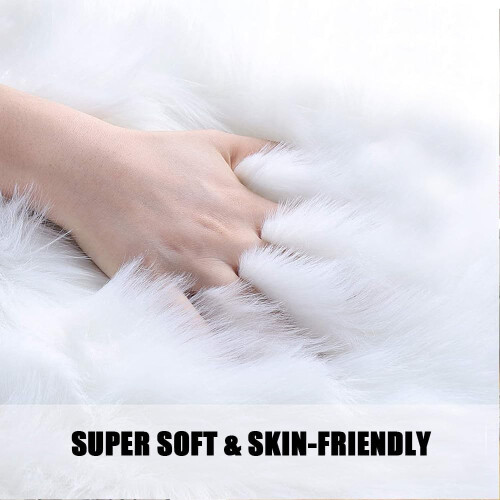 Shaggy Hairy Carpet Αντιολισθητικό Χαλί Δαπέδου, Εξαιρετικά Απαλό Πολυτελές Άγγιγμα σε 2
