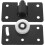 Cabinet Sliding Door Track Pulley Plastic Round 2pcs 8