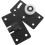 Cabinet Sliding Door Track Pulley Plastic Round 2pcs 4