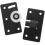 Cabinet Sliding Door Track Pulley Plastic Round 2pcs 6