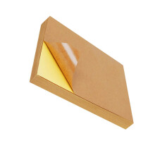 100 Sheets Letter Size Sticker Paper 210x297mm-dark kraft paper