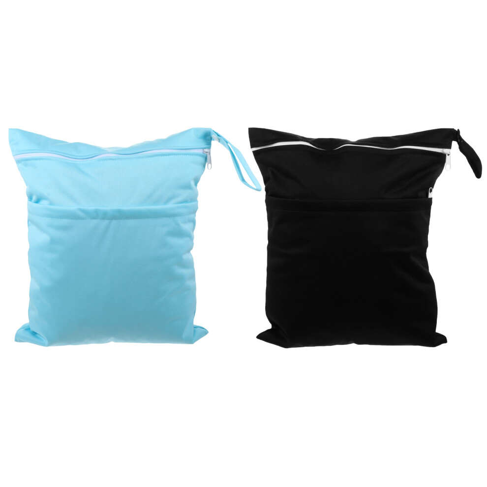 2Szt Przenoś Torba Pieluszki NiemowlęCe, Wodoodporna, Kolorowa-image