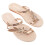 Sandálias Femininas Boho Douradas Para Praia 10