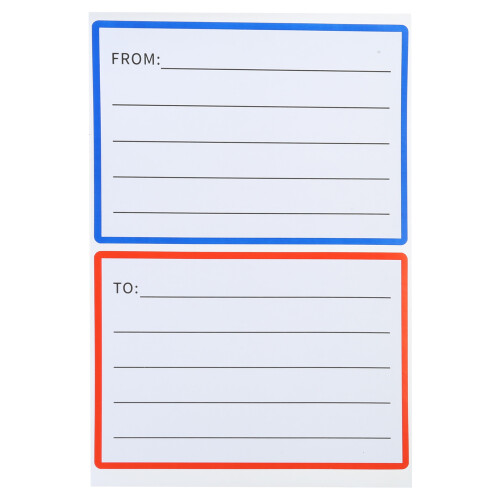 50/100/240 Sheets to from Return Address Mailing-50 sheets
