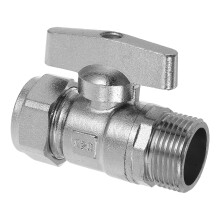 Conector 1Un Tubo Metálico Níquel Para Aquecimento Residencial