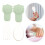 1Conjunto Kit Talheres Infantil Silicone Desenho 10