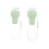 1Conjunto Kit Talheres Infantil Silicone Desenho 2