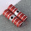 2Para Czerwone Aluminiowe Pedały Do Roweru Peg Stunt Do 3
