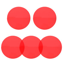 5 Unidades Transparente 15 Cm Láminas Plástico Para Bombillas