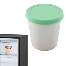 Homemade Ice Cream Container With Lids  LeakProof Freezer Bin For Ice Cream And Frozen Yogurt, Light Green, Capacity 1