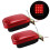 1Pair Bright Red Motorcycle Lamp Durable Rear Light for Safety 7
