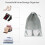 Οργανωτές αποθήκευσης παπουτσιών Travel Essentials, τσάντες ταξιδιού παπουτσιών από μη 4