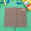 1Dailyplannernotepad Lichtbruin PU 2025 Agenda Notebook Voor 5