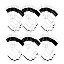 100 Stuks Zelfklevende Bestandsmap Etiketten Map-3,6 cm