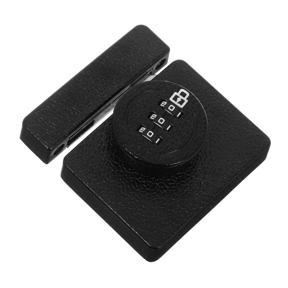 Mechanical Keyless Cabinet Door Lock Password Bifold Door Lock For Closet Cupboard Garage Garden Shed Black 9119770055644