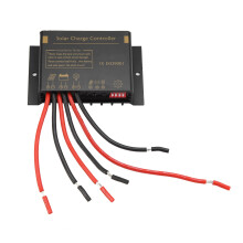 Wodoodporny regulator ładowania słonecznego IP67, regulator ładowania PWM z wyświetlaczem LCD, 12 V, 24 V, automatyczne wykrywanie dla energii