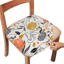Housses de chaises de salle à manger tendance, housses lavables pour chaises Parsons, très extensibles, antidérapantes et réutilisables pour
