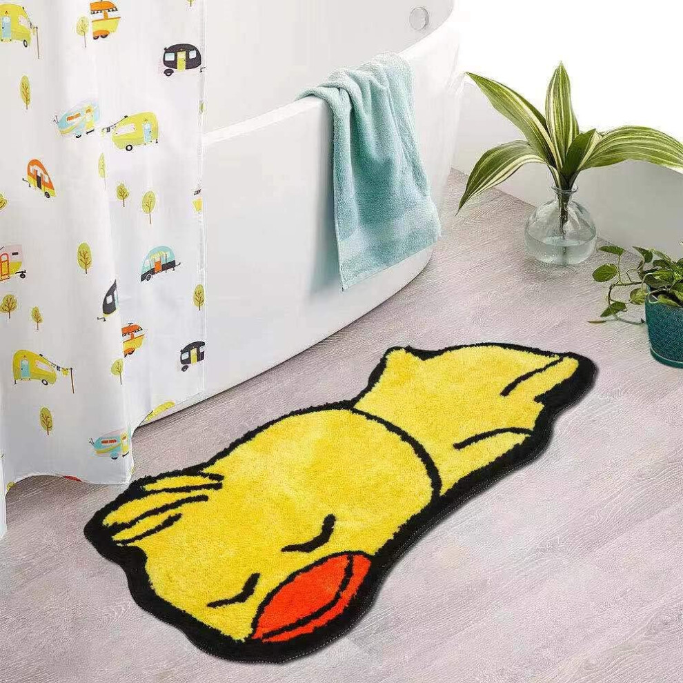 Non-Slip Bathroom Mat With Halloween Theme, Easy To Clean Imitation Cashmere Material, Soft And Absorbent For Various Home Areas, 35.4"*23.6" 9198585778399
