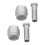 2Set Keg Conversie Koppelstuk Legering Snelkoppeling Schroefadapter 1