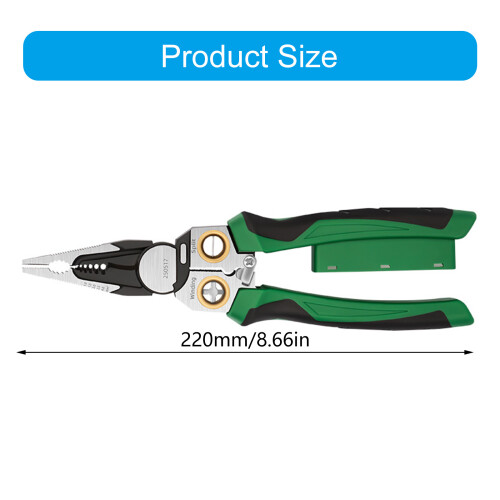 Voltage Testing Electrician Stripping Plier With Comfortable 2