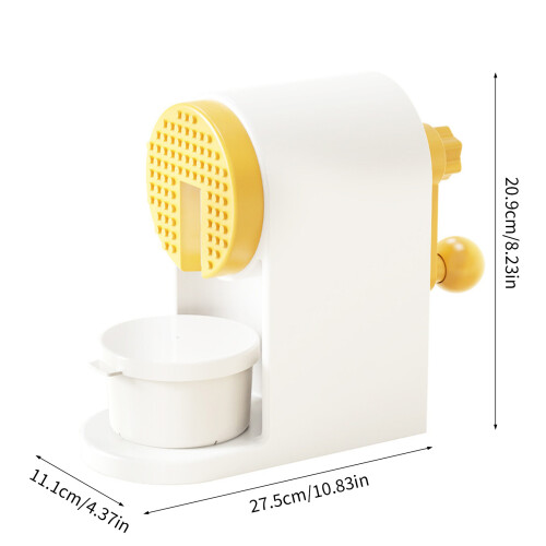 Multipurpose Manual Ice Grinder Creates Flaky Texture For 2