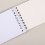 Small Notebook 20 Sheets Unlined Twin Coil Binding-orange color 4