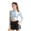 Bustier Prateado Roupas Para Apresentação 11
