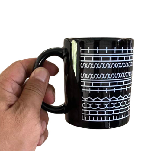 Concealed Message Coffee Mug Unique Humorous Drinking Cup-Red 1
