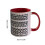 Concealed Message Coffee Mug Unique Humorous Drinking Cup-Red 3