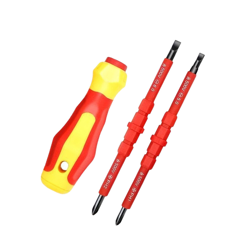 Professional Insulated Screwdriver With Nonslip Hexagonal 7696000983097
