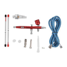 Aerógrafo profissional de dupla ação, pistola de pulverização de atomização fina para maquiagem, nail art, tatuagens, artesanato e muito mais,
