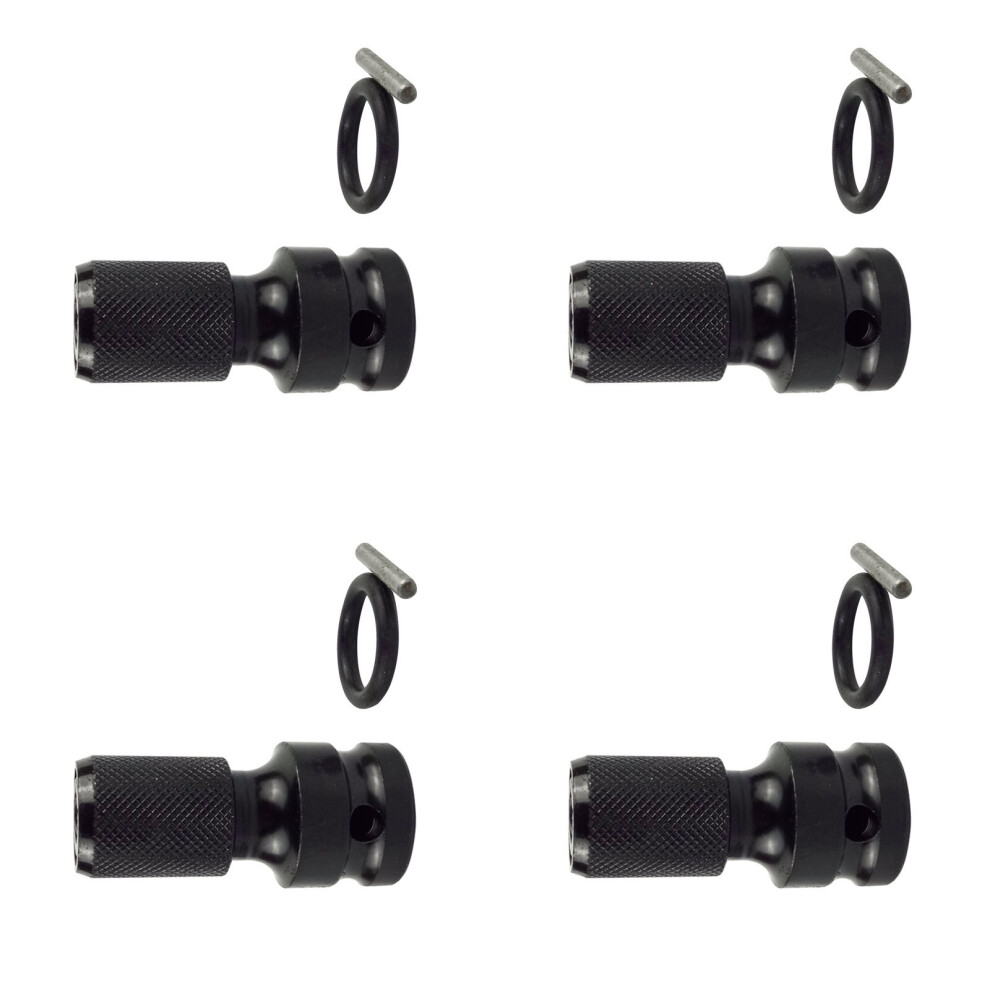4Pcs Quick Release 1/2Inch Square Drive To 1/4Inch Hexagonal 7696000981956