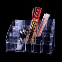 Helder acryl pennenhouder Desktop Organizer Box-Acrylpenhouder 4
