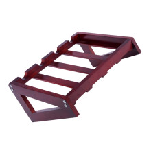 Premium Wood Wine Display Shelf Bucolic-Burgundy Four bottles