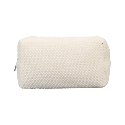 Pluche etui, groot compartiment, multifunctionele-Beige