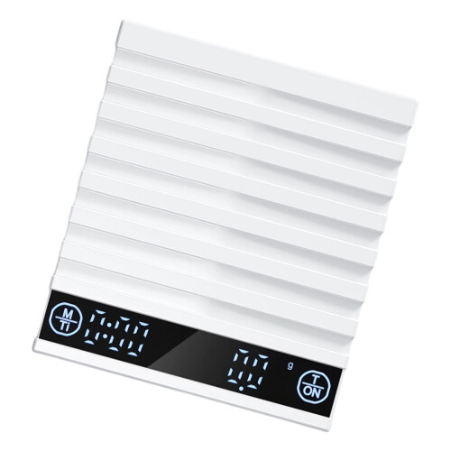 Small Digital Coffee Scale with Automatic Timing 0.1g-White