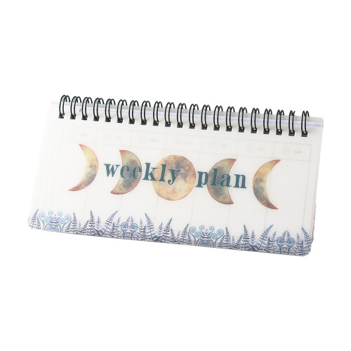 Weekplanner met scheurbare pagina, dubbele-Maanfasen