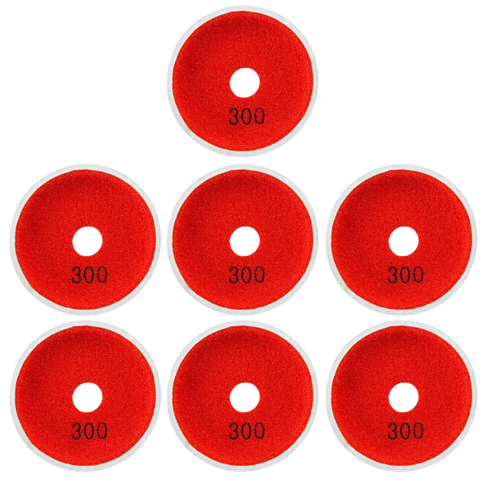 7Pcs Professional 4Inch 100Mm Wet Grinding Discs For-300 7696000981420